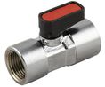 Manual Shutoff Valve Chrome Plated Brass 2/2 20bar R1/4" Handle